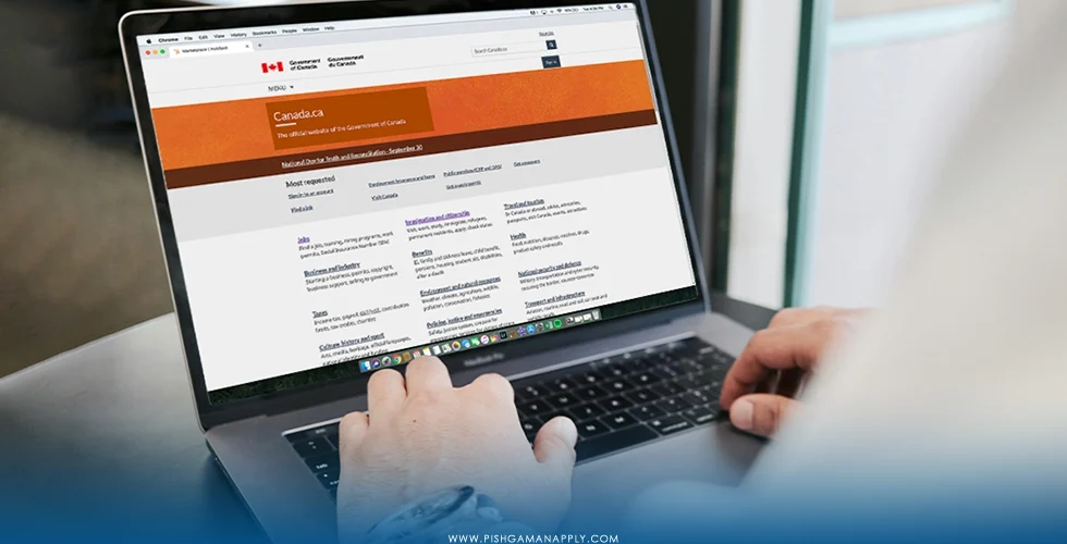 معرفی کامل سایت رسمی اداره مهاجرت کانادا به زبان فارسی pishgamanapply